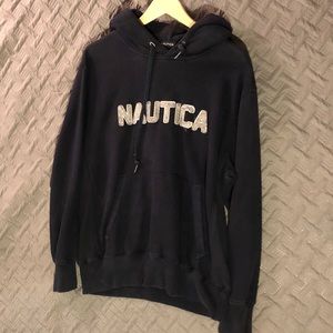 Navy blue nautica hoodie